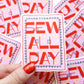 Sew all day sticker