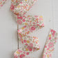 2.5" Bias Quilt Binding Pink Floral Premade Cotton Binding