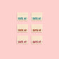 Cute AF! Woven Labels