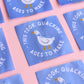 This Took Quacking Ages To Make - 5 White Goose Sewing Labels