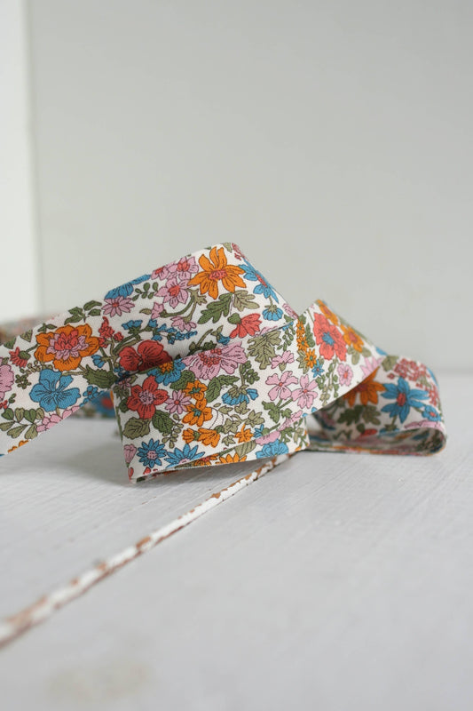 2.5" Bias Quilt Binding- Liberty Annabelle I Notions Sewing