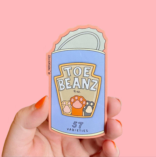 Toe Beans Sticker