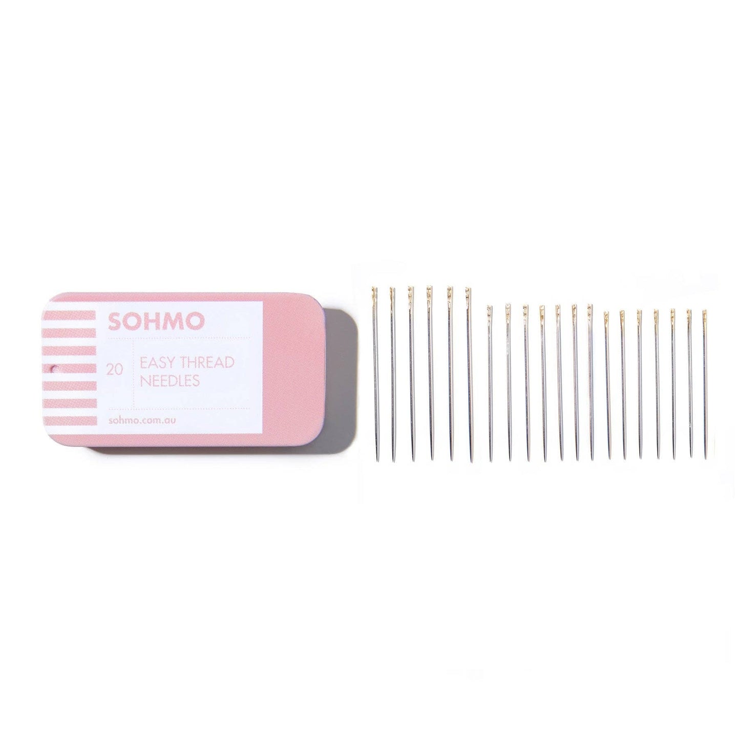 SOHMO Easy Thread Needles - Self-Threading Sewing Needles Made in Japan