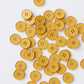 Mustard Retro Buttons