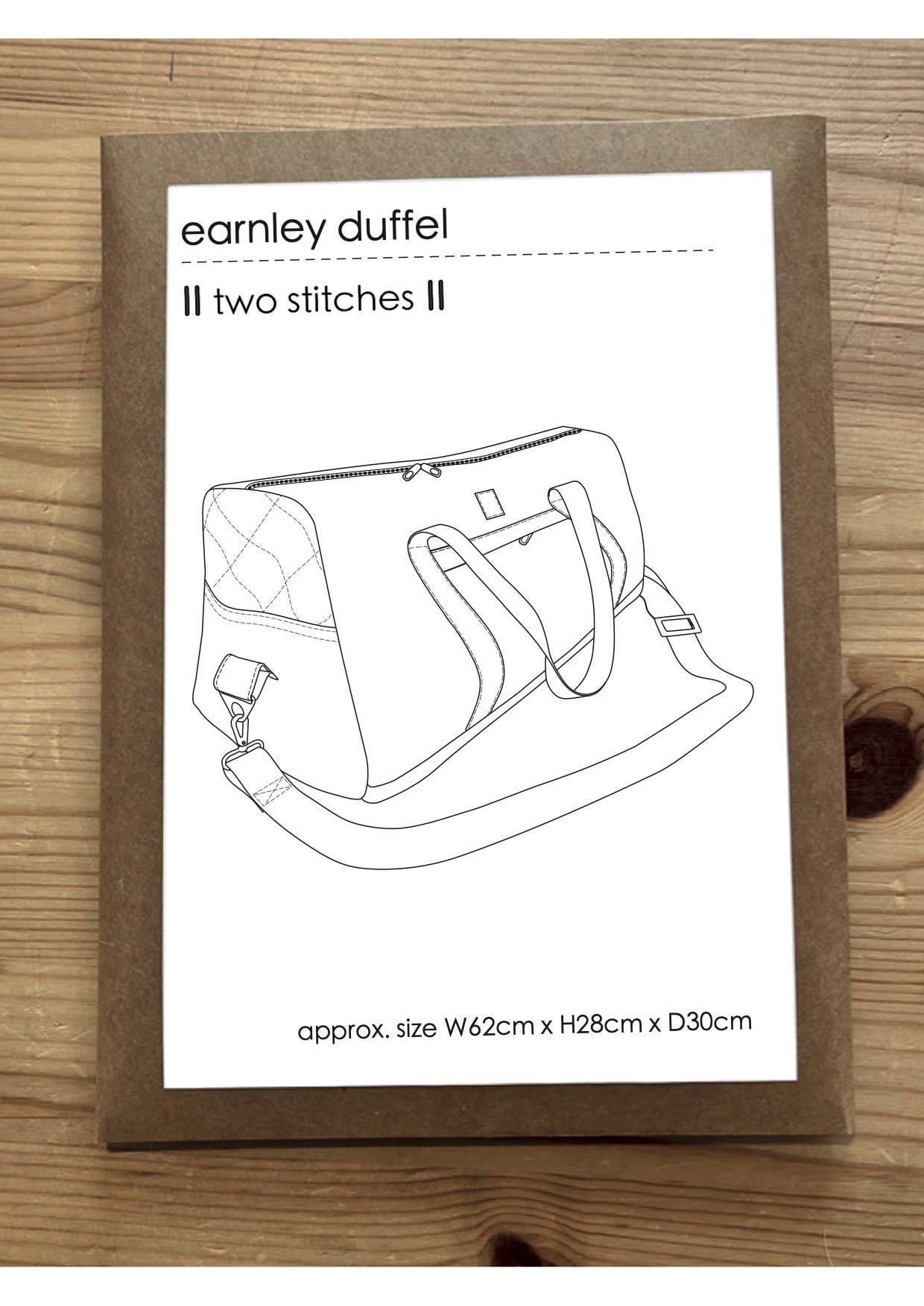 Earnley Duffel Bag Sewing Pattern