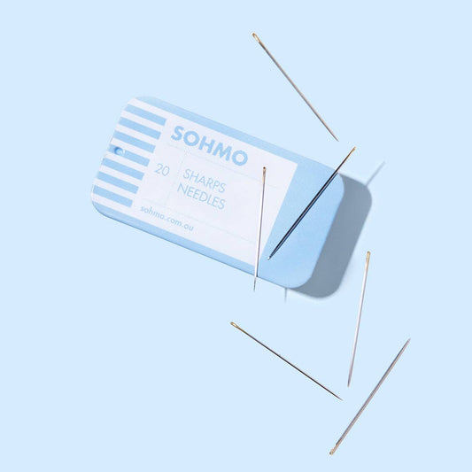SOHMO Sharps Needles - Japanese-Made Hand Sewing Needles, 4 Sizes