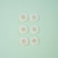 Milk 3/4" Corozo Nut Buttons