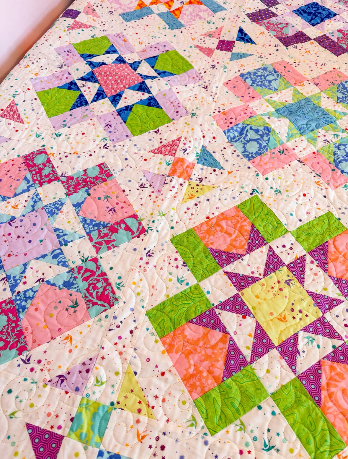 Extracelestial Quilt Pattern Printed