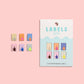 Middle Finger Mini Hands Woven Labels