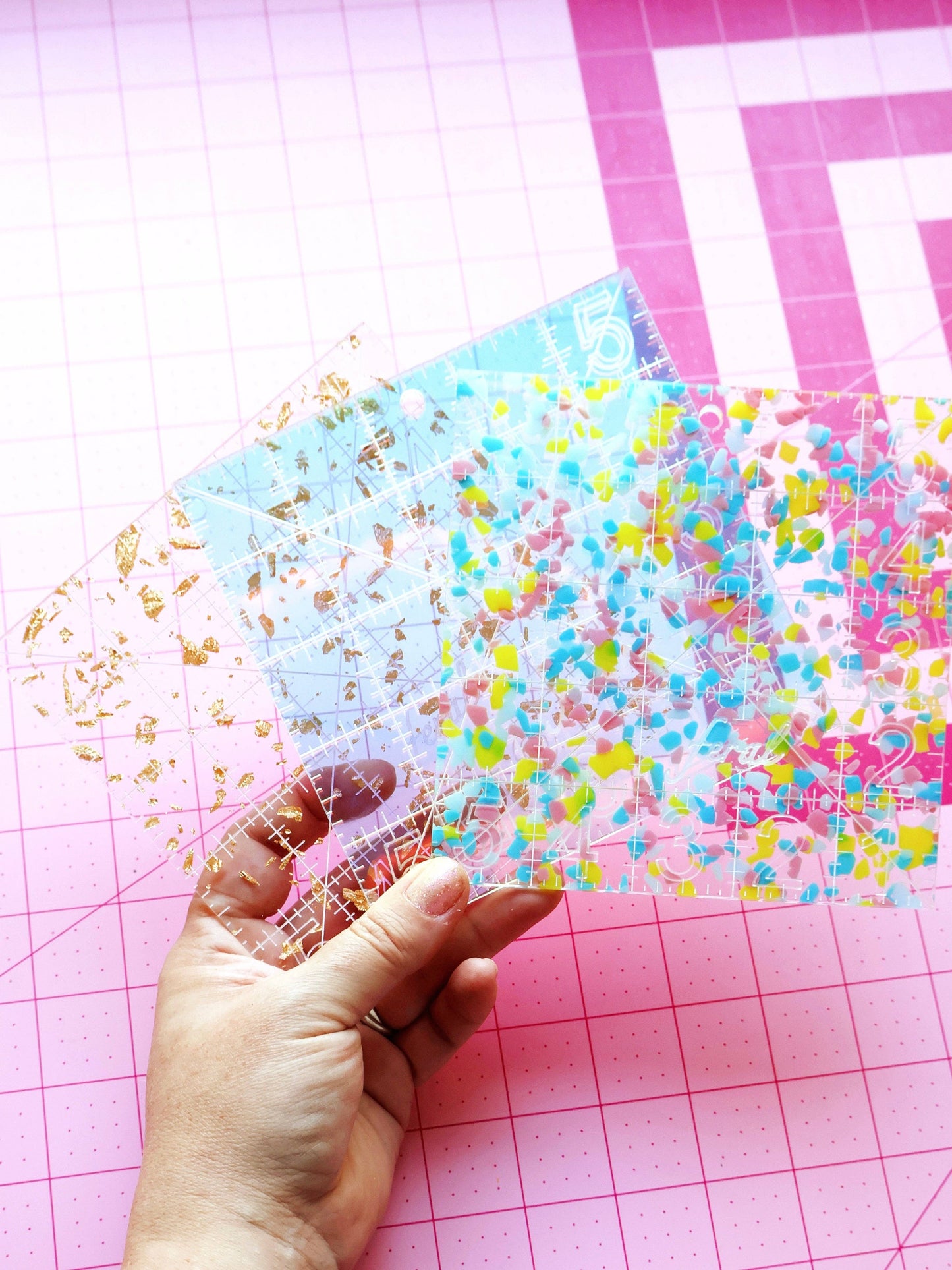 Charm square ruler