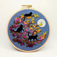 Cats & Full Moon Embroidery Kit