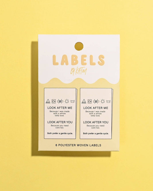 Look After Me, Look After You Woven Labels