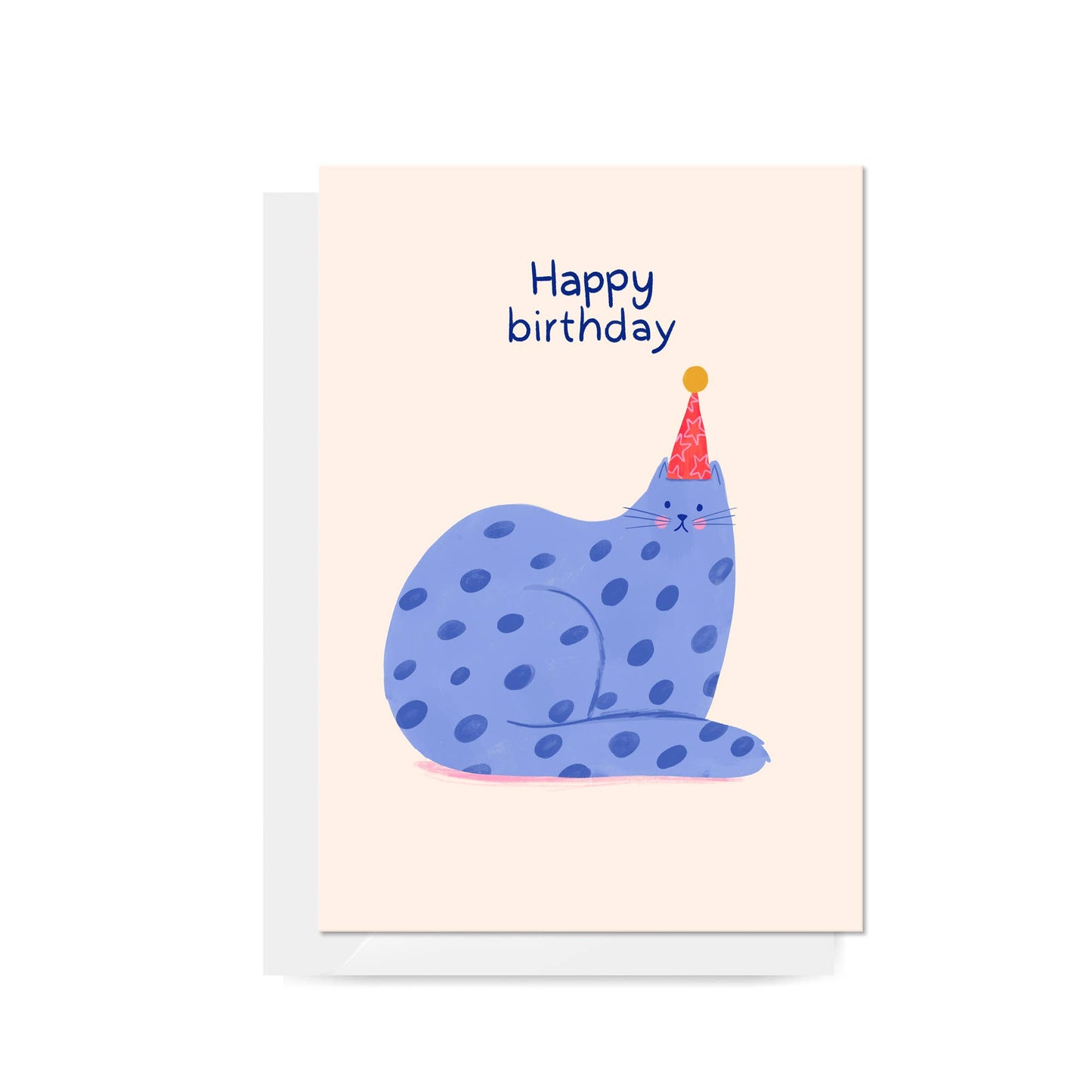 Cat "Happy Birthday" Greeting Card