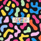 Happy Birthday Woven Labels