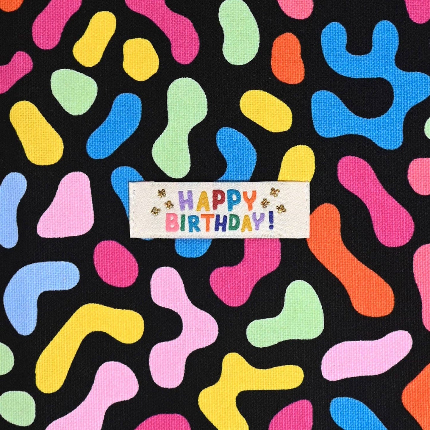 Happy Birthday Woven Labels