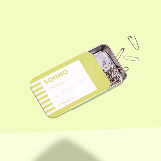 SOHMO Coilless Pins — Snag-Free Safety Pins for Knitting, Crochet & Sewing