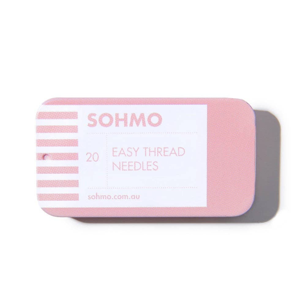 SOHMO Easy Thread Needles - Self-Threading Sewing Needles Made in Japan