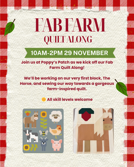Fab Farm Quilt Along - Block 1