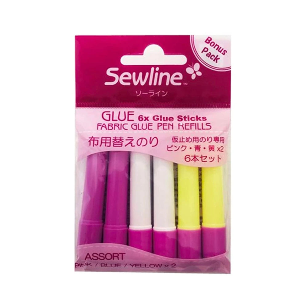 Glue Pen Refills - 6pk MULTI - FAB50062 - Sewline