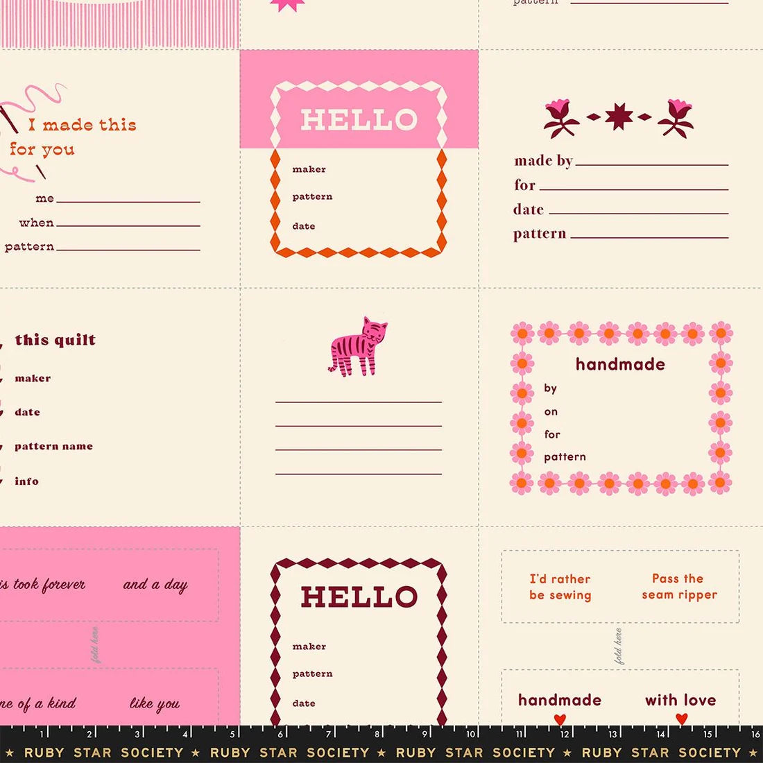 1-800-Calico - Thanks I Made This Panel in Pink