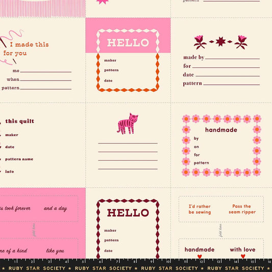 1-800-Calico - Thanks I Made This Panel in Pink