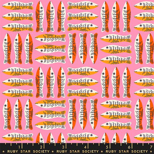 1-800-Calico - Little Sardines Pink