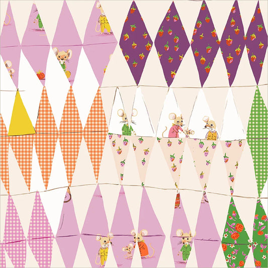 Heather Ross Favourites - Blush Trixie Collage