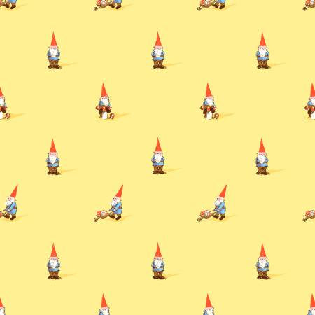 Heather Ross Favourites - Gnomes in Yellow