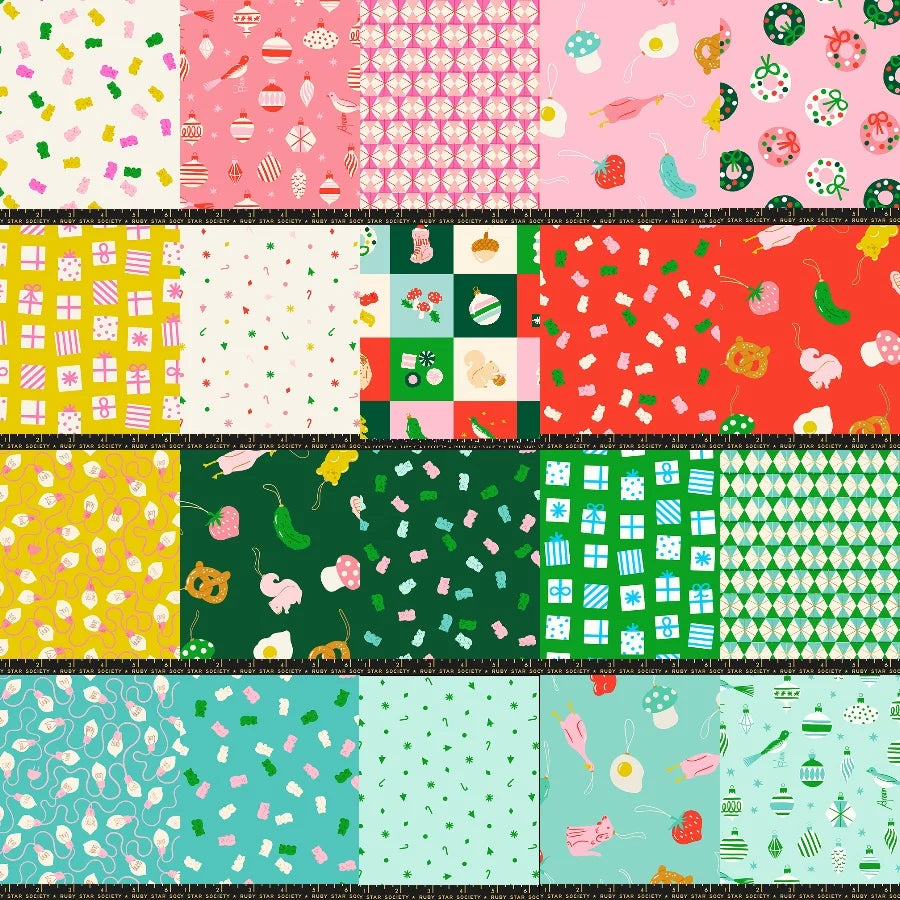 Ruby Star Society - Merry Happy Fat Quarter Bundle