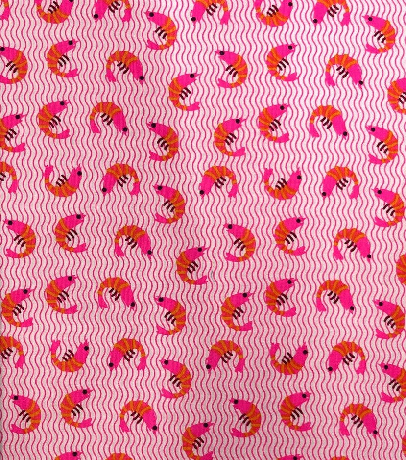 Coupon coton Krevett rose