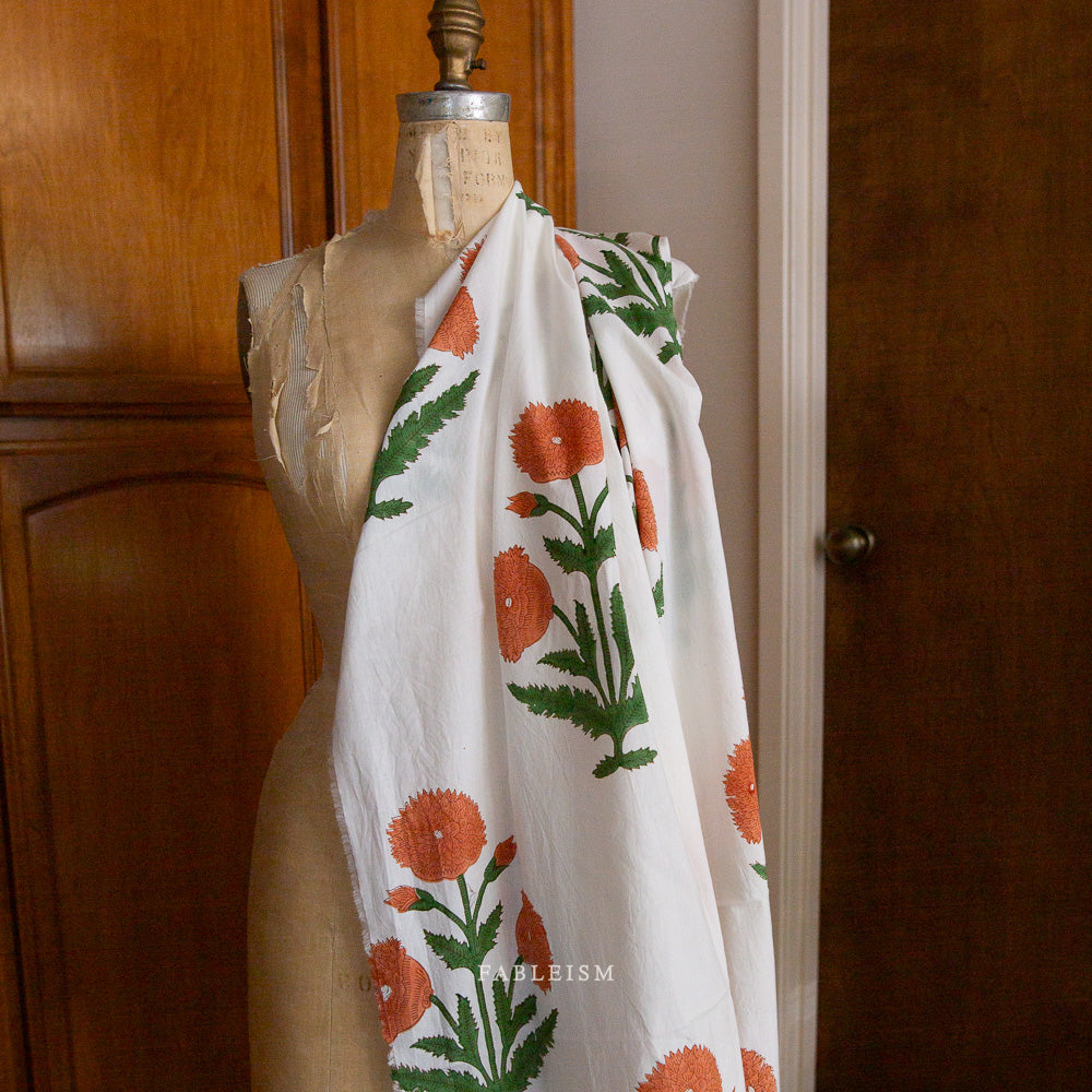 Indian Block Prints: Cottage - BPCT-01-BOH-SIENNA