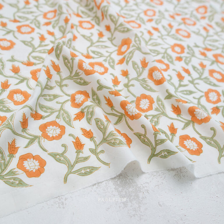 Indian Block Prints: Cottage - BPCT-02-TMP-SAGE