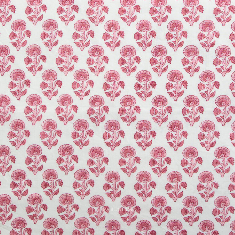 Indian Block Prints: Cottage - BPCT-03-SPF-PINK
