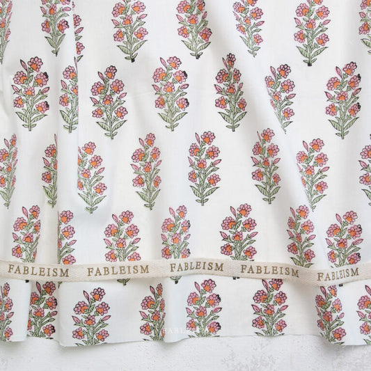 Indian Block Prints: Cottage - BPCT-06-WLD-BLUSHING