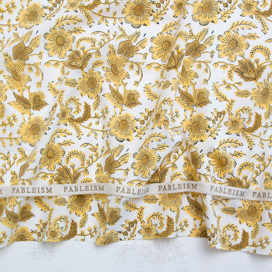 Indian Block Prints: Cottage - BPCT-08-CTY-YELLOW
