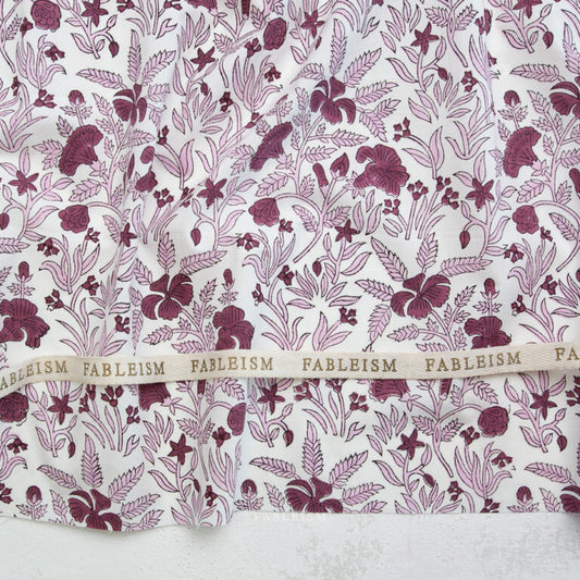 Indian Block Prints: Cottage - BPCT-09-COZ-PURPLE