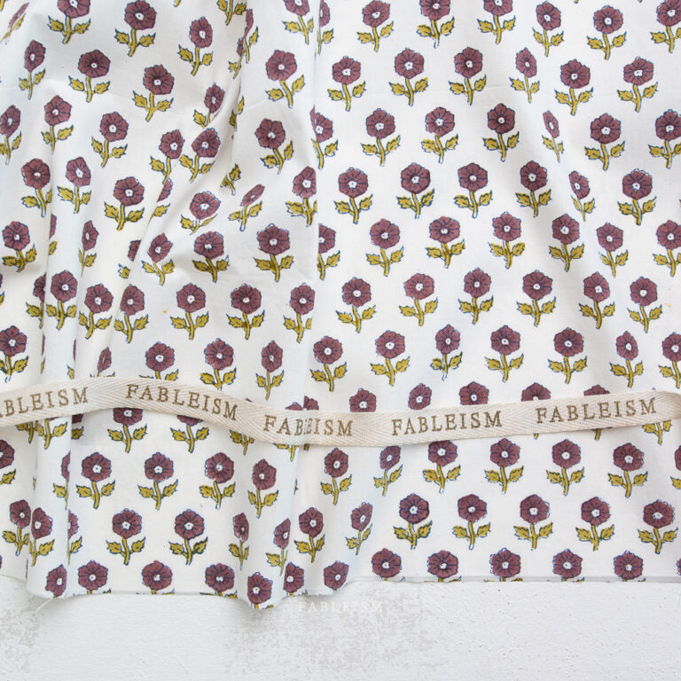 Indian Block Prints: Cottage - BPCT-10-FWG-EGGPLANT
