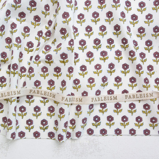 Indian Block Prints: Cottage - BPCT-10-FWG-EGGPLANT