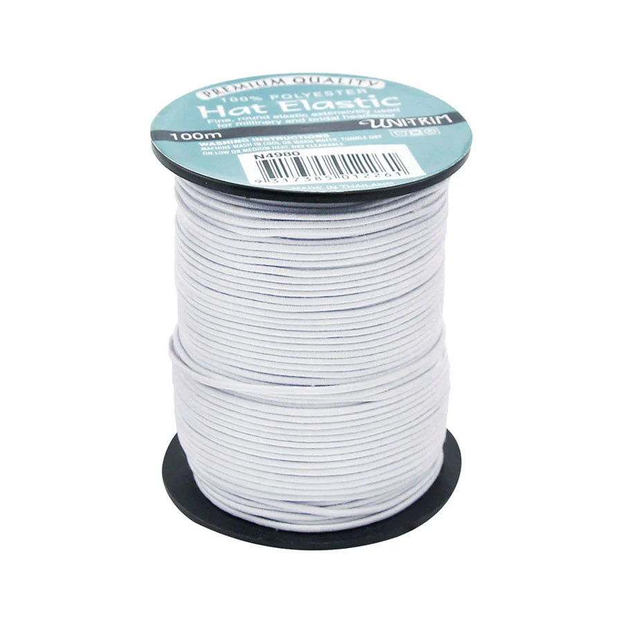 Uni-Trim Elastic Hat - White