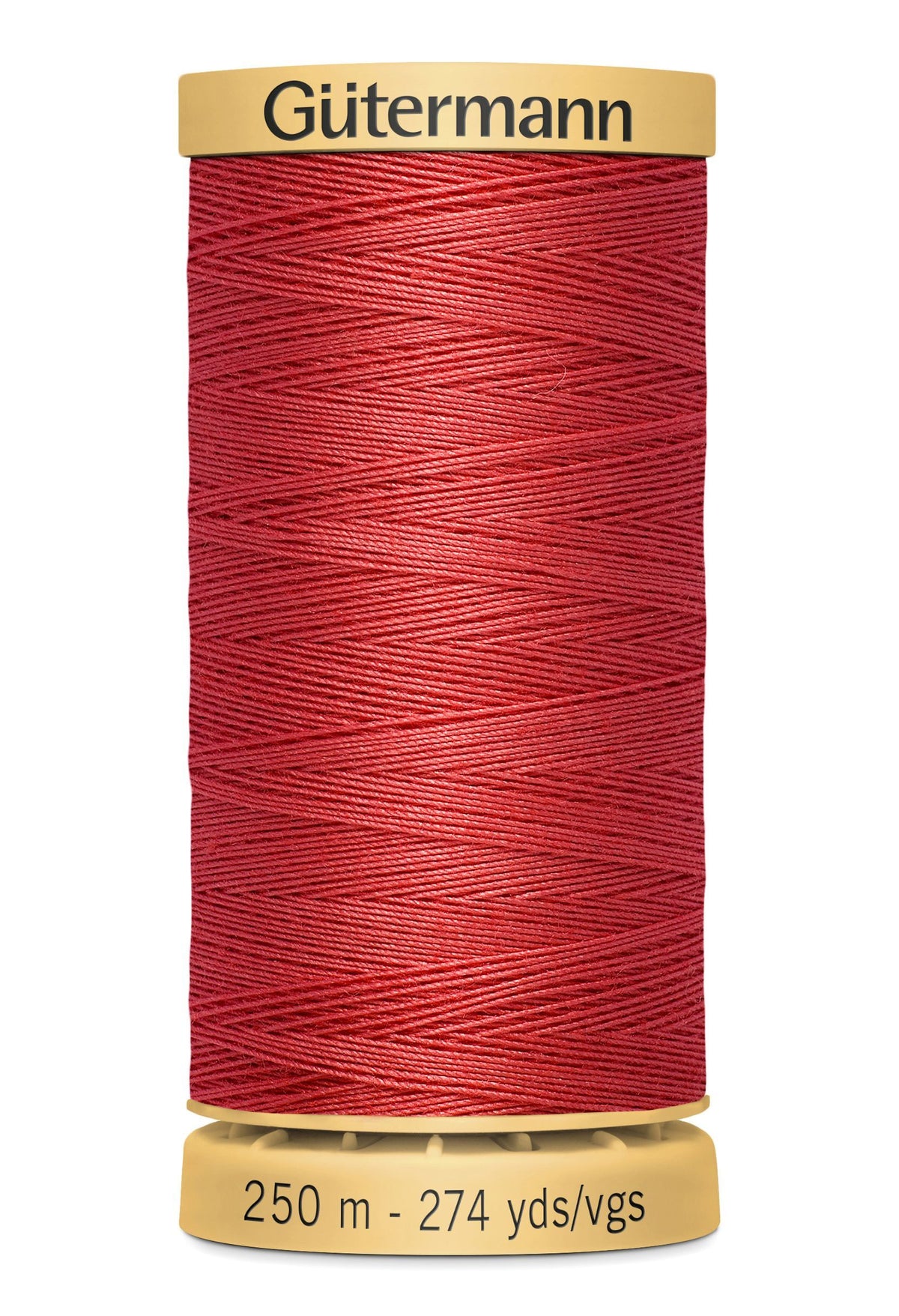 Gutermann Cotton Thread 250M - 019015-2255 - Coral Red