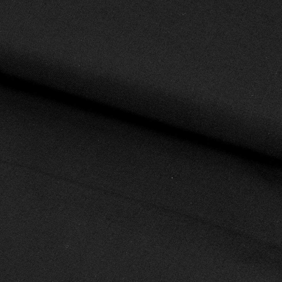 Premium 100% Cotton Solids - Black