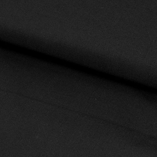Premium 100% Cotton Solids - Black