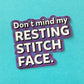 Resting Stitch Face Sticker