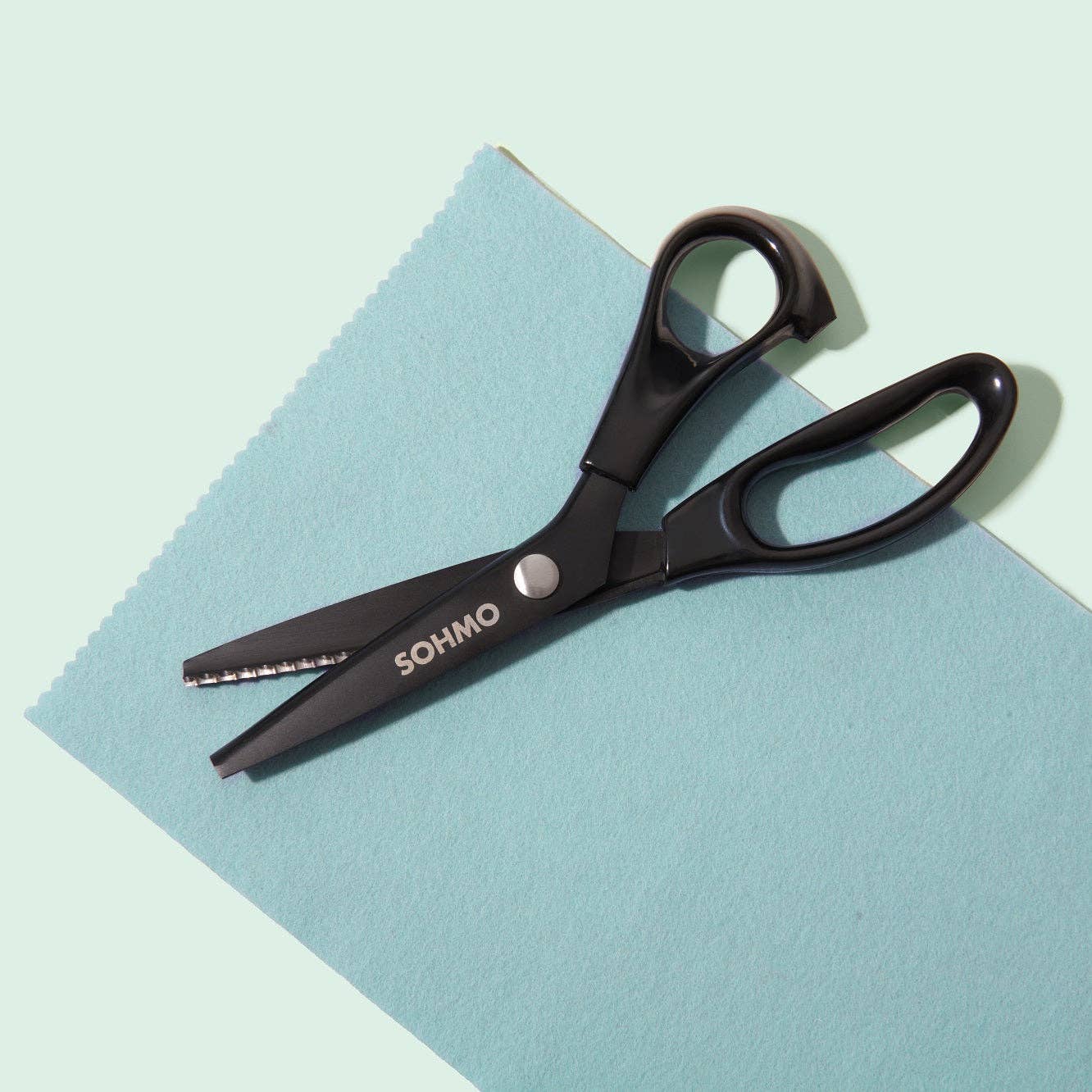 SOHMO Scallop Scissors (5mm) - Decorative Scallop Shears with Lightweight Handles