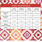 Vega Quilt Pattern Printed