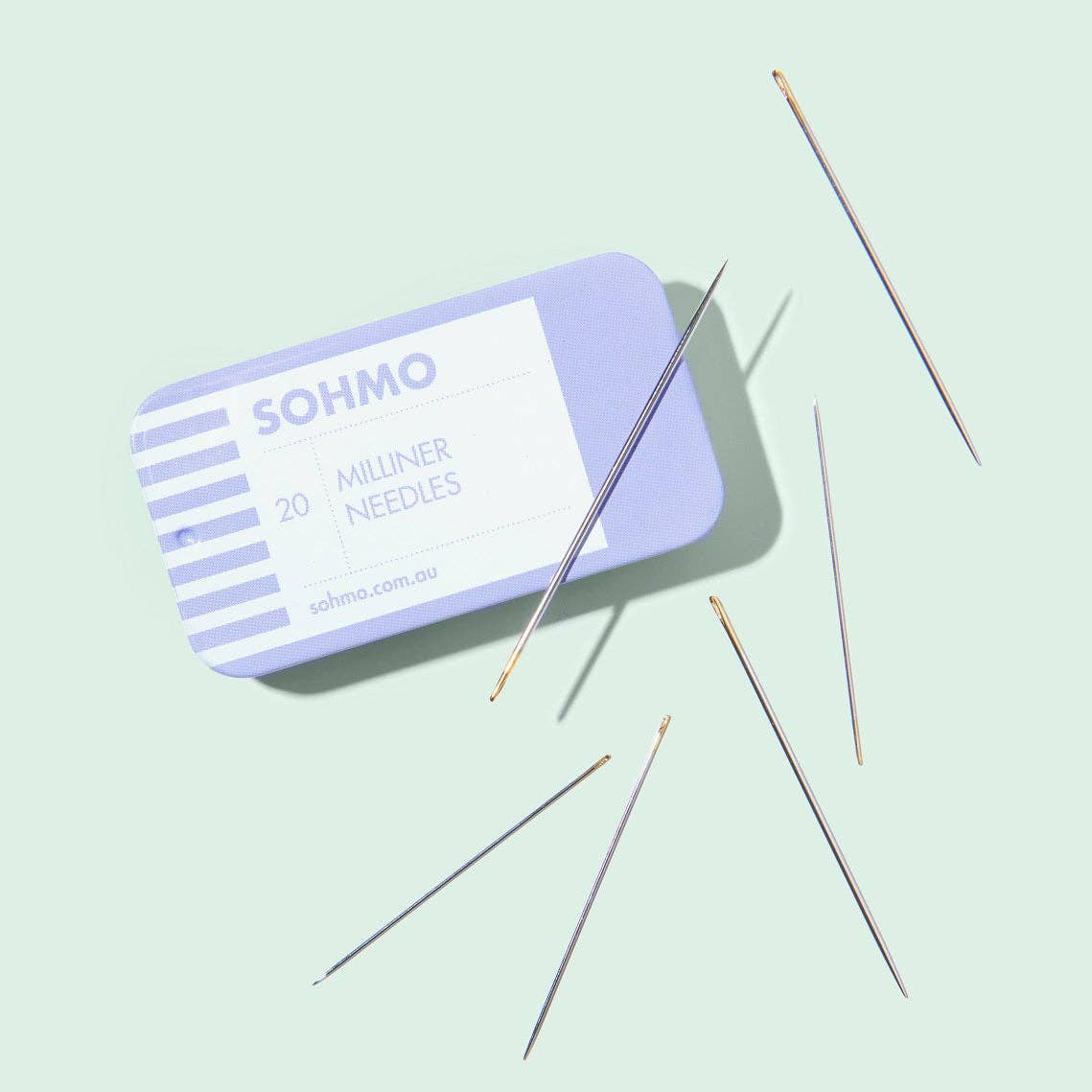 SOHMO Milliner Needles - Japanese-Made Long Hand Sewing Needles, 4 Sizes