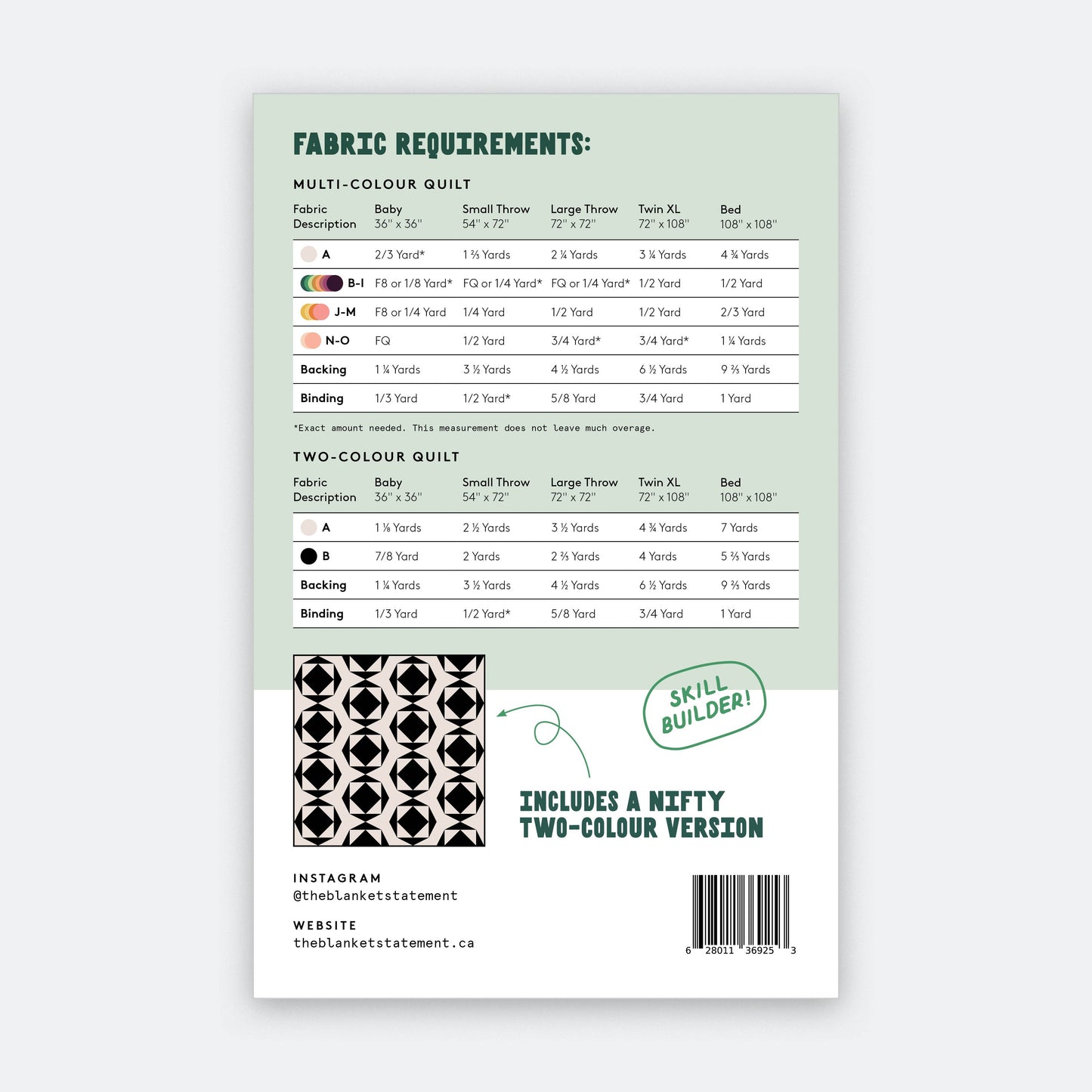 Crystal Creek Paper Pattern
