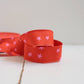2.5" Bias Quilt Binding – Starry Warm Red (Ready-Made Cotton Binding)