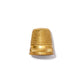 SOHMO Gold Thimble - Made in Italy, for Hand Sewing & Embroidery