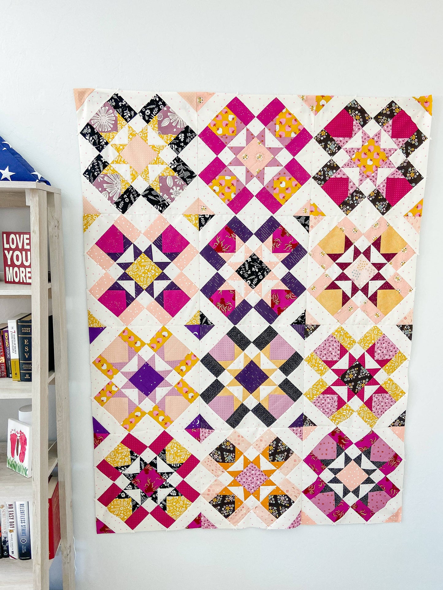 Extracelestial Quilt Pattern Printed